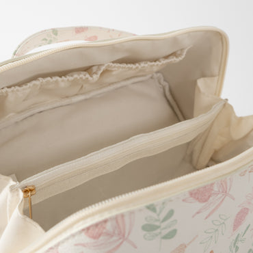 Golden PU Flatlay Toiletry Bag - WARATAH