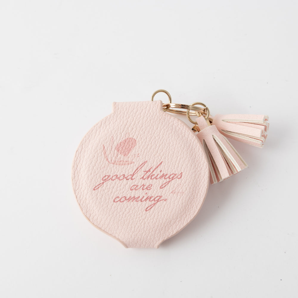 Golden Mirror Key Ring - GOOD THINGS PINK
