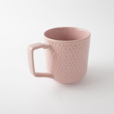 Fleur 2pk Mug - PINK TEXTURE