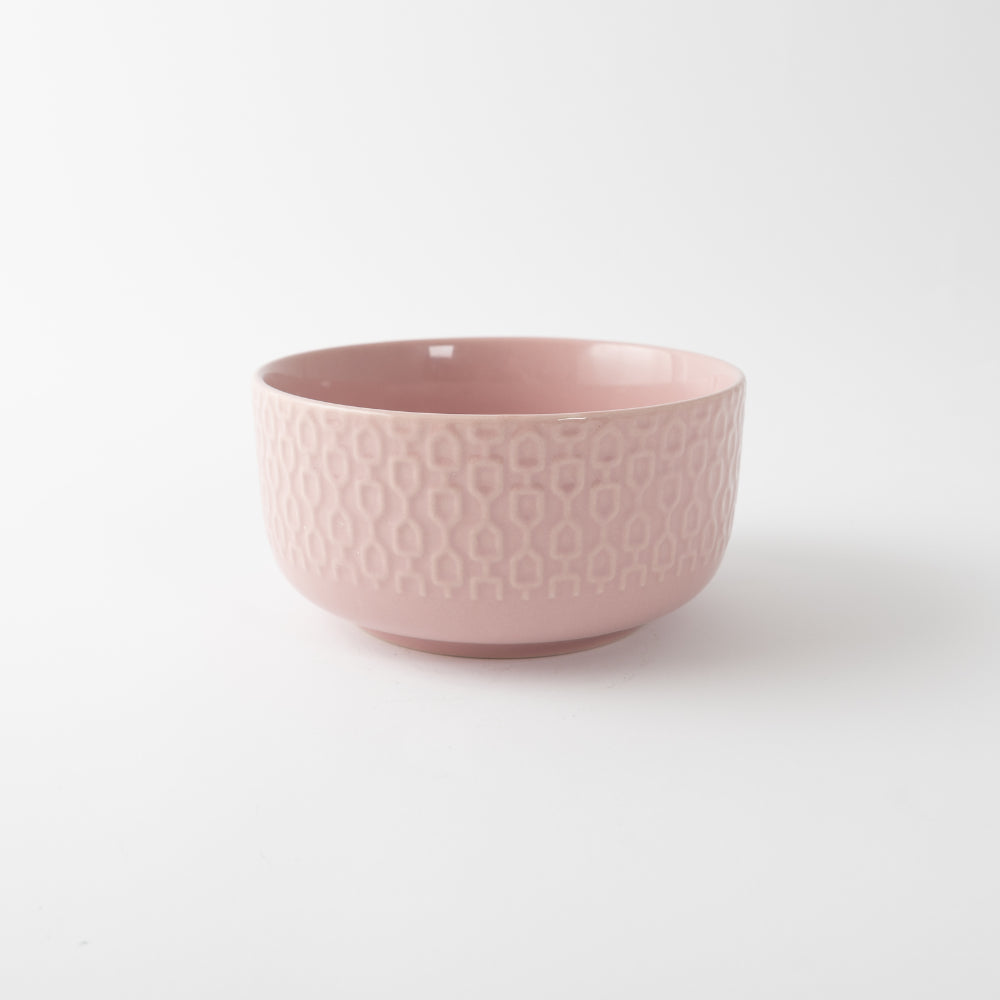 Fleur 2pk Cereal Bowl - PINK TEXTURE