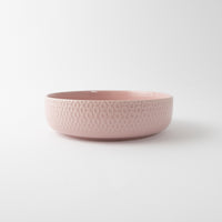 Fleur 2pk Pasta Bowl - PINK TEXTURE