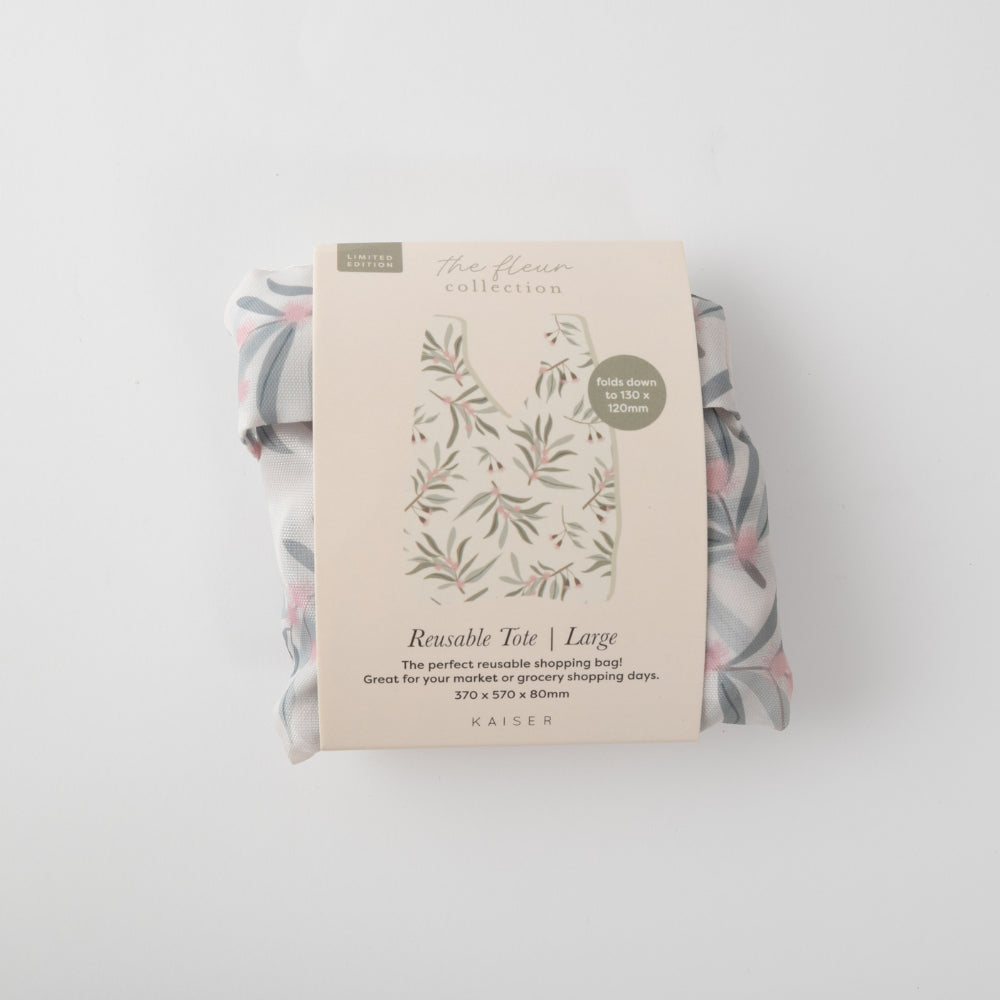 Fleur Large Reusable Tote - FALLING LEAVES