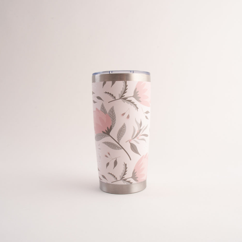 Fleur Insulated Coffee Cup - BLUSH PROTEA