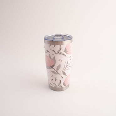 Fleur Insulated Coffee Cup - BLUSH PROTEA
