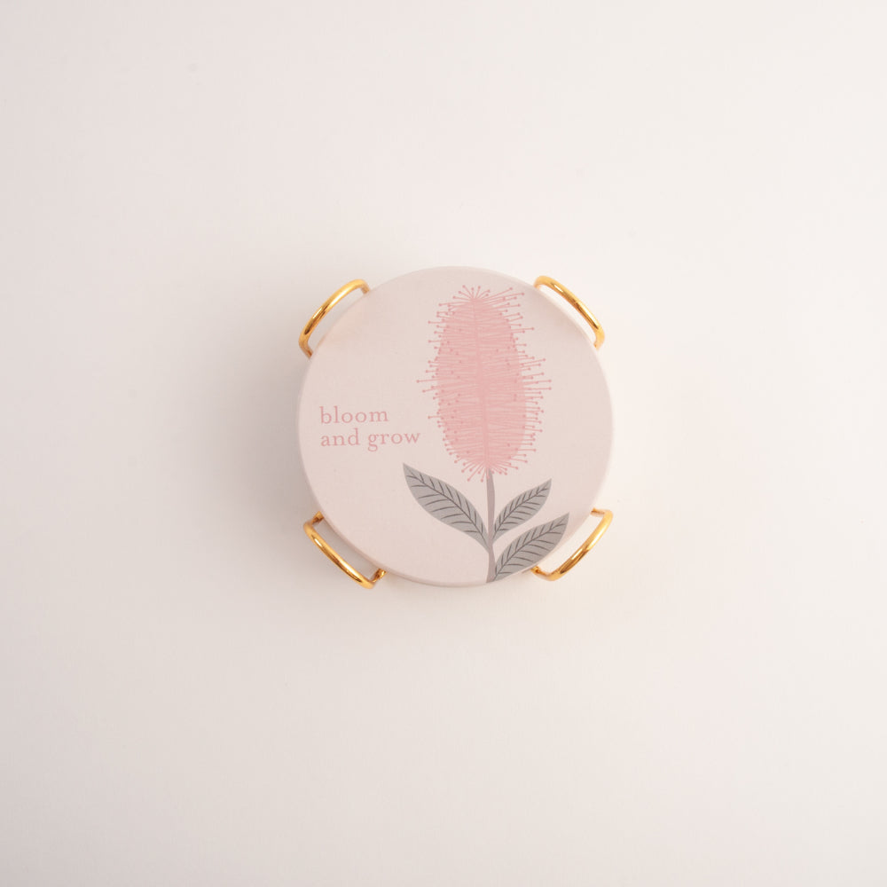 Fleur Round Coaster 4 Set - BLOOM