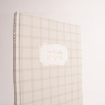 Fleur Recipe Book - SAGE CHECK