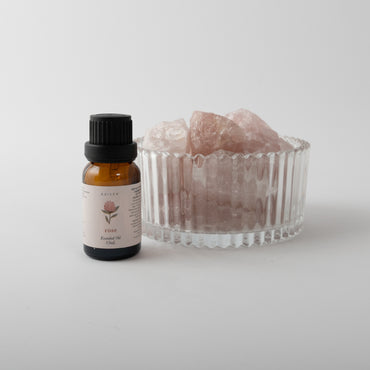 Fleur Fragrance Stone & Oil Set - ROSE