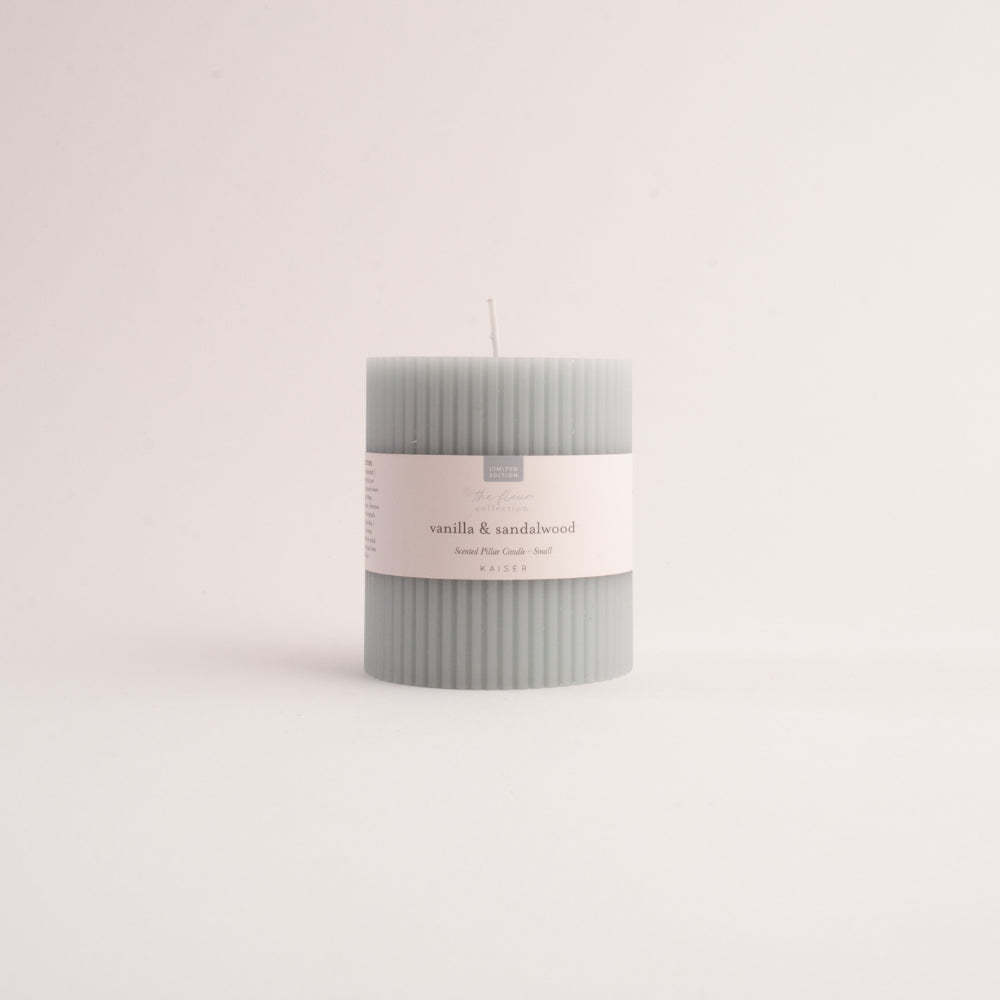 Kaiser Pillar Candle Sml  - VANILLA SANDALWOOD