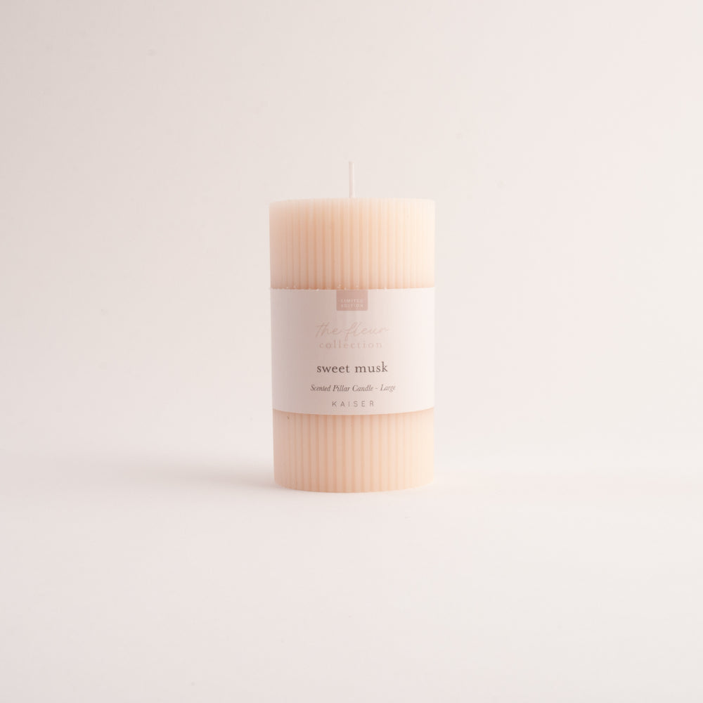 Kaiser Pillar Candle Lge  - SWEET MUSK