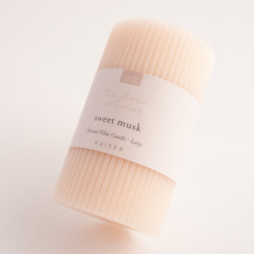 Kaiser Pillar Candle Lge  - SWEET MUSK