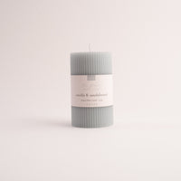 Fleur Pillar Candle Large - VANILLA SANDALWOOD