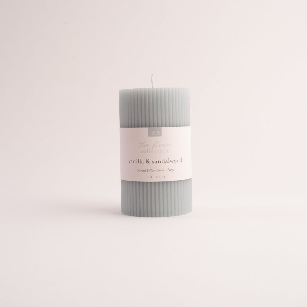 Kaiser Pillar Candle Lge  - VANILLA SANDALWOOD