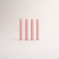 Fleur Tapered Candles 4pk - BLUSH