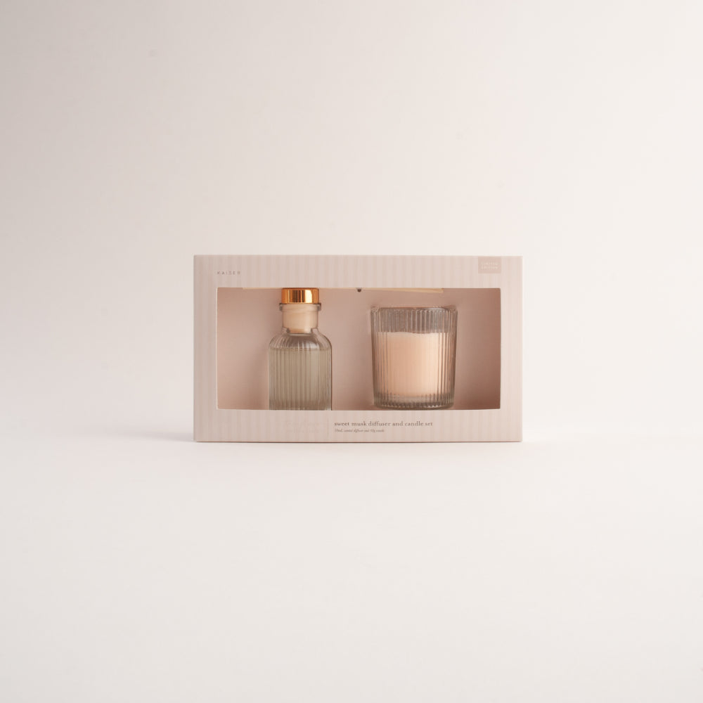 Kaiser Diffuser & Candle Set  - SWEET MUSK