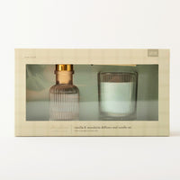 Fleur Diffuser & Candle Set - VANILLA & MANDERIN