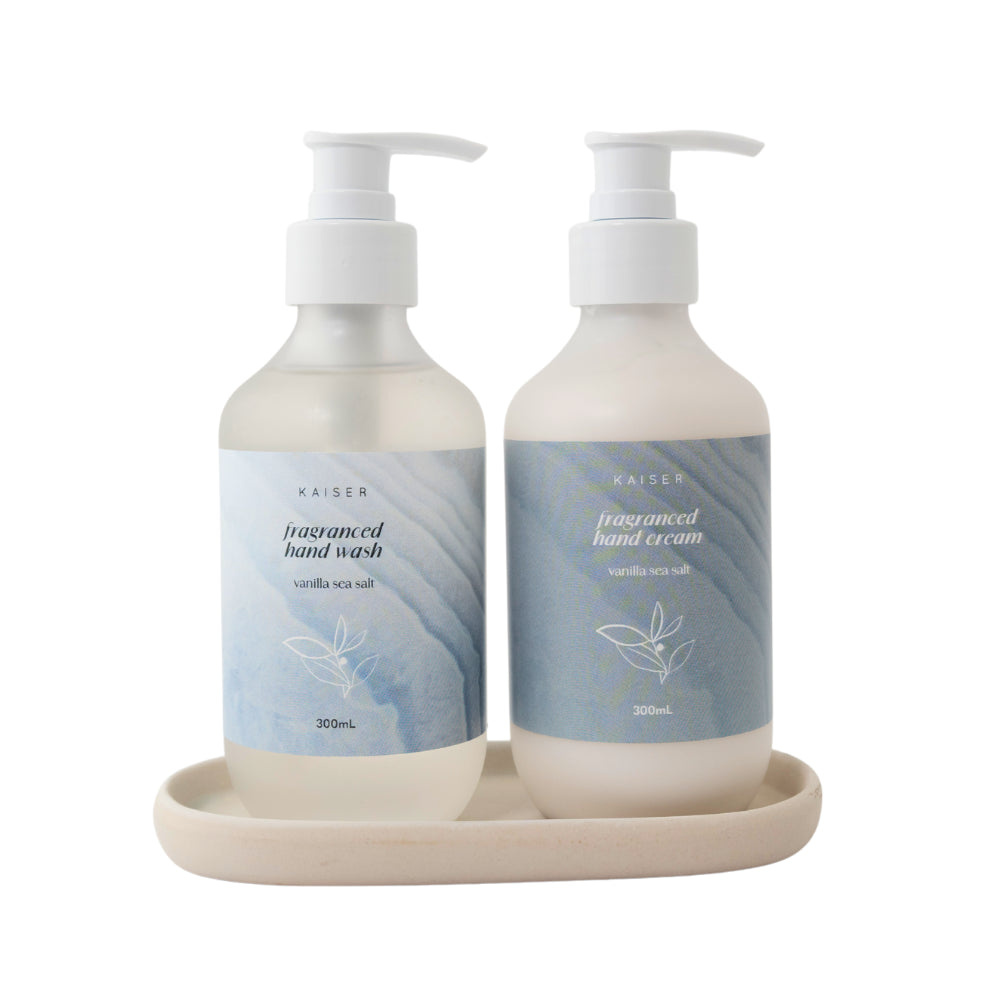 Mist Collective Hand Wash & Lotion with Tray - Vanilla Sea Salt 600mL