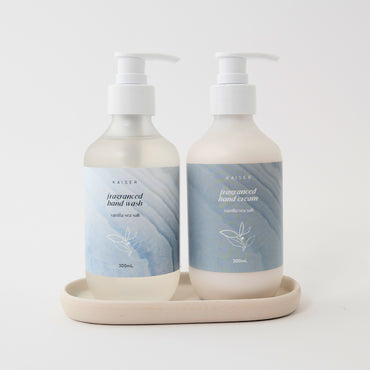 Mist Collective Hand Wash & Lotion with Tray - Vanilla Sea Salt 600mL