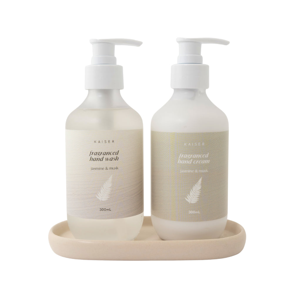 Mist Collective Hand Wash & Lotion with Tray- Jasmine & Musk 600mL