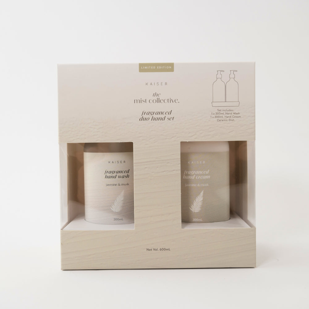 Mist Collective Hand Wash & Lotion with Tray- Jasmine & Musk 600mL