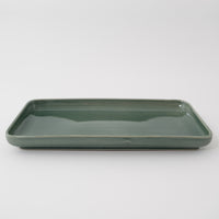 K&Co Sage Large Rectangle Tray