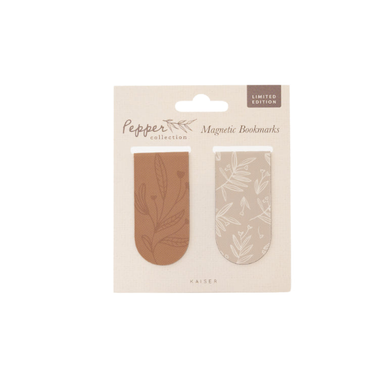 Pepper Magnetic Bookmark - Tan Branch