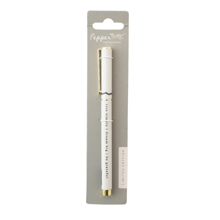 Pepper Printed Pen - Live Simply