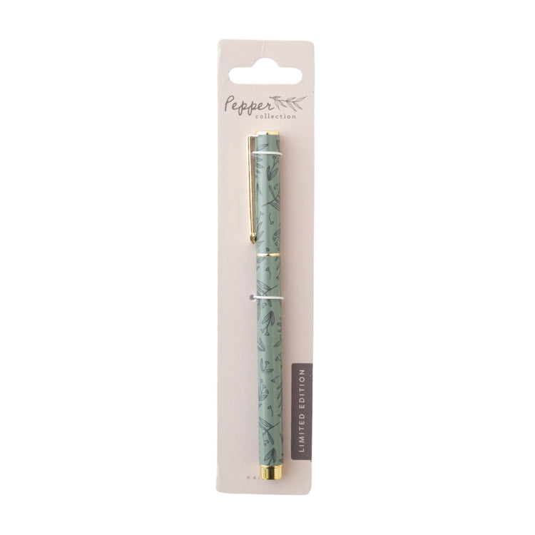 Pepper Printed Pen - Sage Foliage
