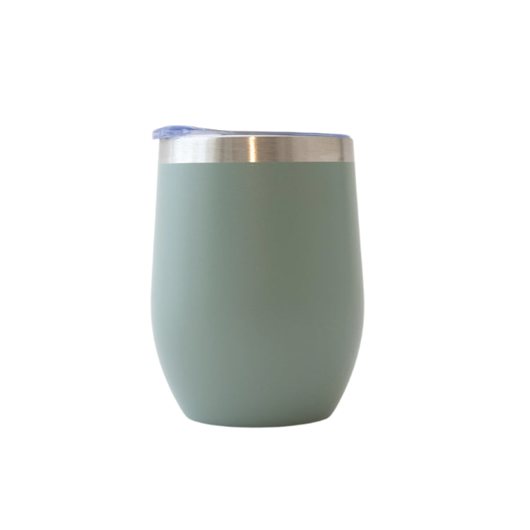 Pepper Small Insulated Coffee Cup - Sage