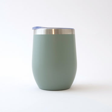 Pepper Small Insulated Coffee Cup - Sage