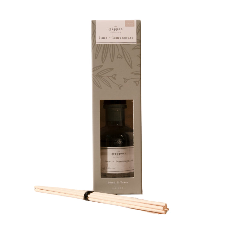 Pepper 50ml Diffuser - Lime & Lemongrass