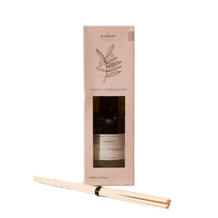 Pepper 200ml Diffuser - Lime & Lemongrass