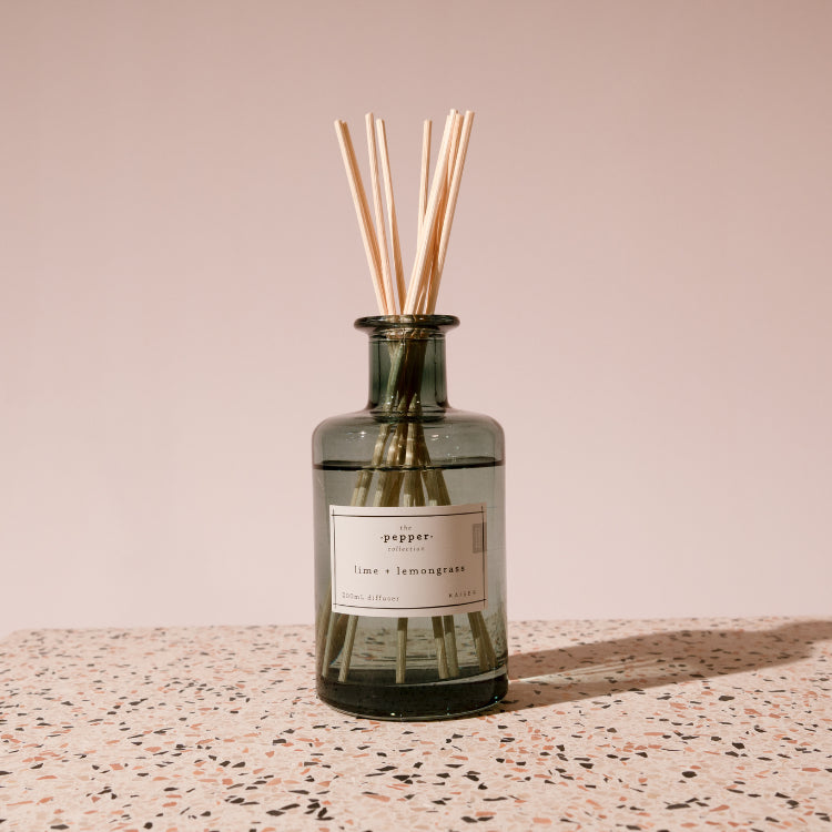 Pepper 200ml Diffuser - Lime & Lemongrass