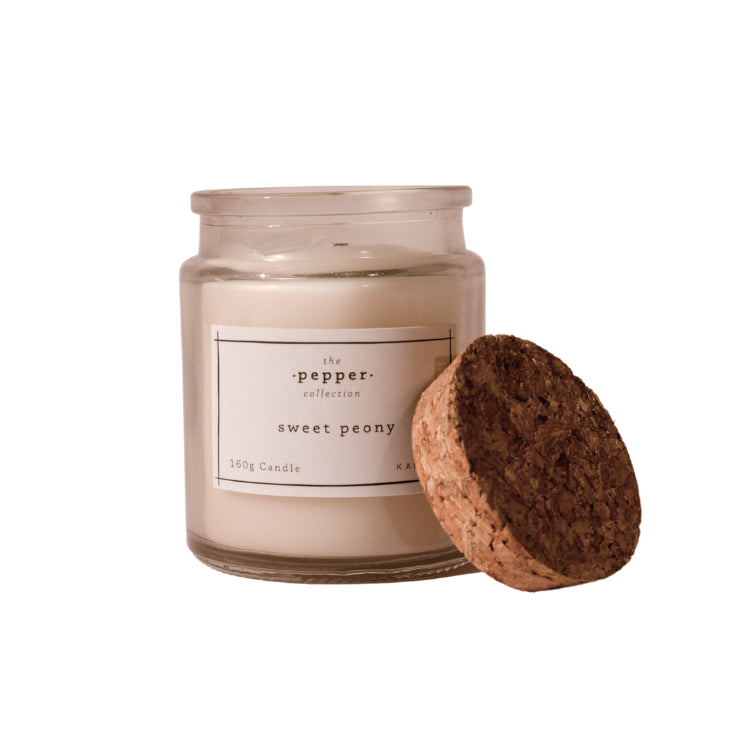 Pepper 160gm Candle - Sweet Peony