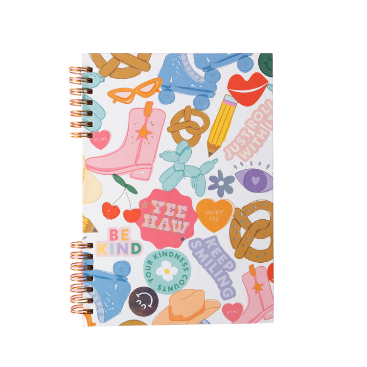 One Of A Kind A5 Spiral Notebook - Collage