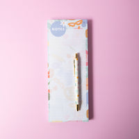 One Of A Kind List Notepad & Pen - Happy Flower