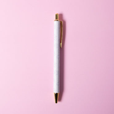 One Of A Kind Printed Pen - Lilac Flower