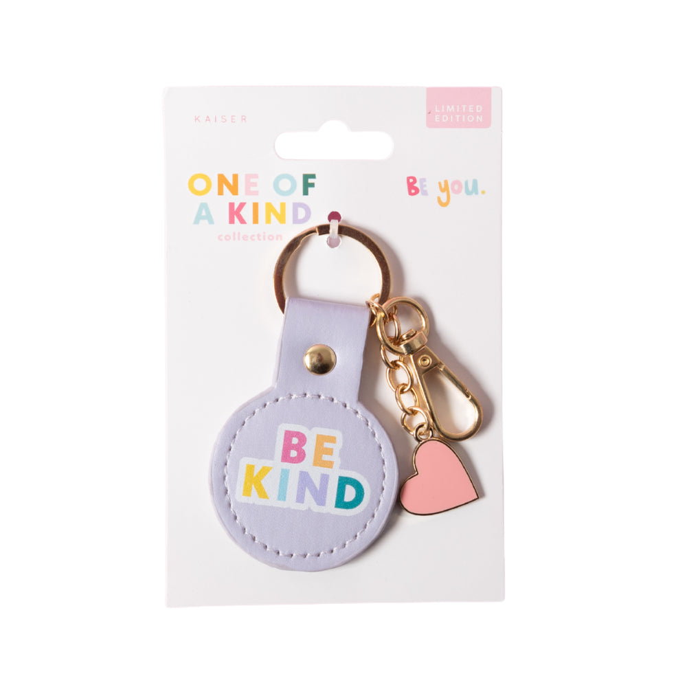 One Of A Kind Keyring Metal - Be Kind