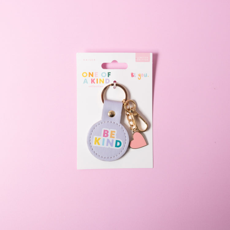 One Of A Kind Keyring Metal - Be Kind