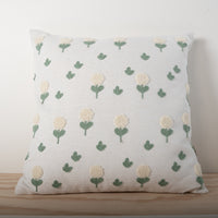 K&Co Texture Cushion - Cream Blossoms