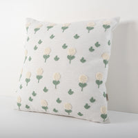 K&Co Texture Cushion - Cream Blossoms