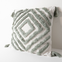 K&Co. Texture Cushion - SAGE DIAMOND