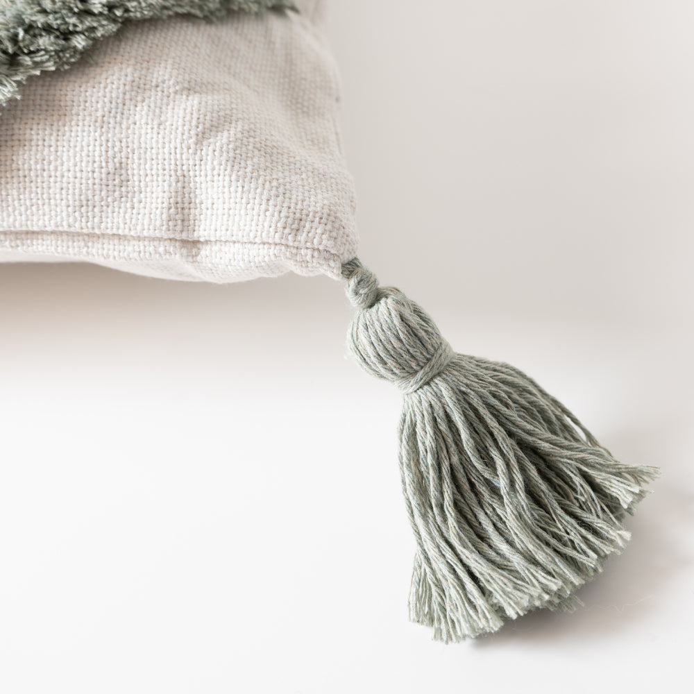 K&Co Texture Cushion - Sage Diamond
