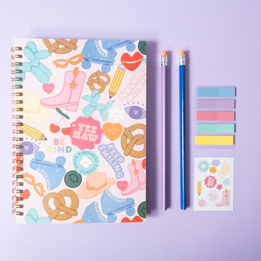 One Of A Kind A5 Spiral Notebook Set - Collage