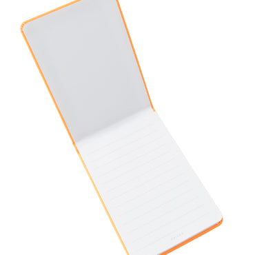 Vivid Collection A6 PU Notepad - ORANGE