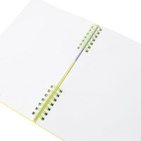 Vivid Collection A5 Spiral Notebook - PURPLE/YELLOW