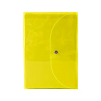Vivid Collection A5 3pk Notebook Set with Clear Cover - YELLOW