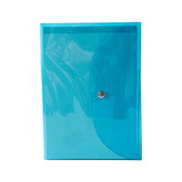 Vivid Collection A5 3pk Notebook Set with Clear Cover - BLUE