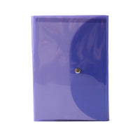 Vivid Collection A5 3pk Notebook Set with Clear Cover - PURPLE