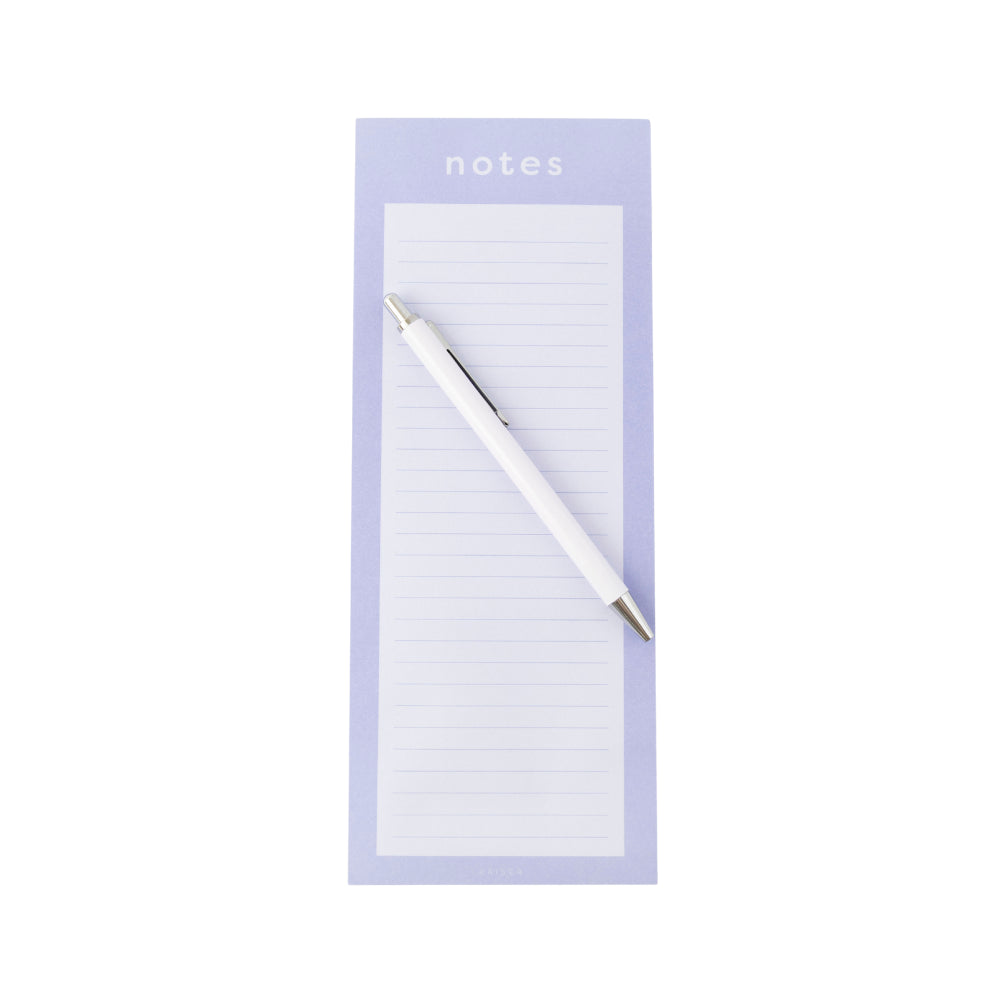 Vivid Collection List Notepad with Pen - PURPLE