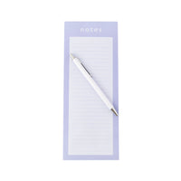 Vivid Collection List Notepad with Pen - PURPLE